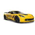 7"x2-1/2"x3" 2009 Corvette Z06 Die Cast Replica Sports Car Full Color Logo